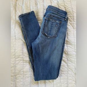 Rag & Bone Skinny Jeans, Size 27, Distressed